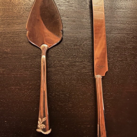 Lenox Kitchen Lenox Opal Innocence Cake Knife Server Set Poshmark